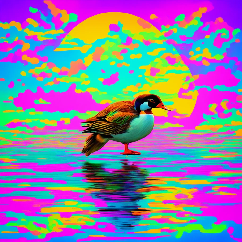 duck kite1 vector art03 digital flat Miyazaki Monet hd 8k03 D&D04 rule of thirds symmetrical palette centered02 colorful