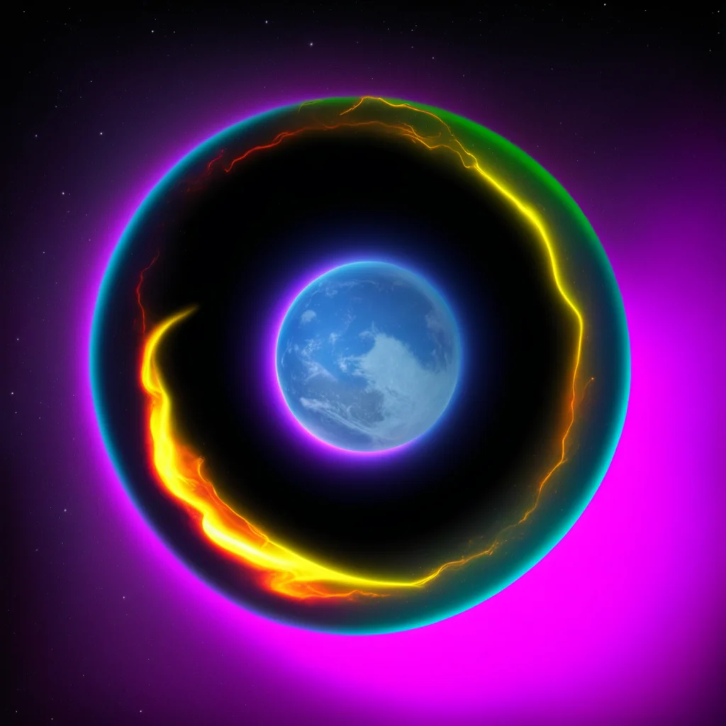 earth wind fire eclipse beautiful neon wtf