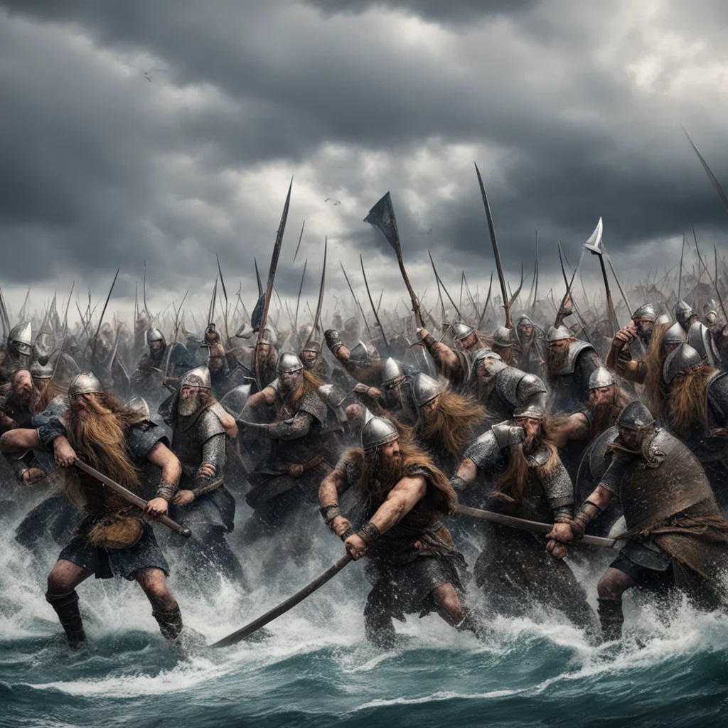 epic viking battle