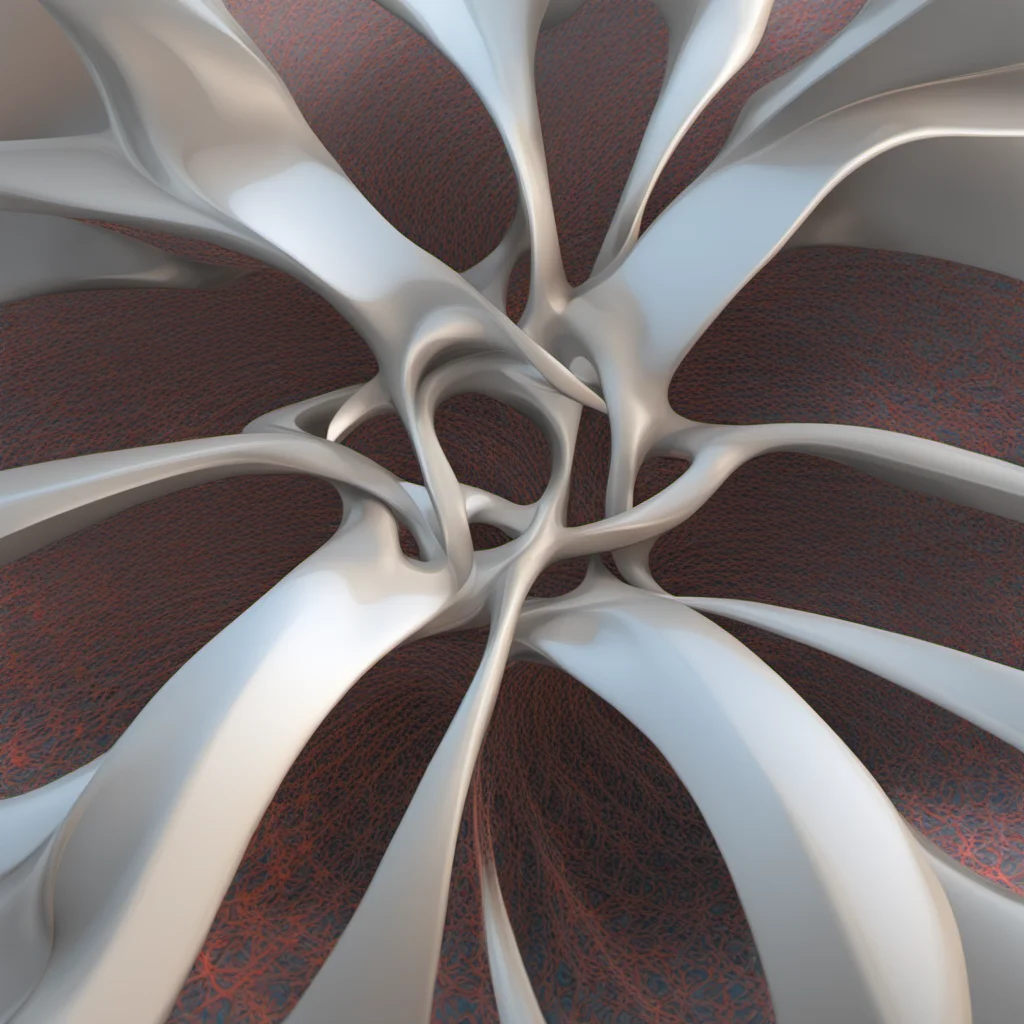 face recursive tangled ribbon sacred geometry mobius strip smooth surfaces octane render13333