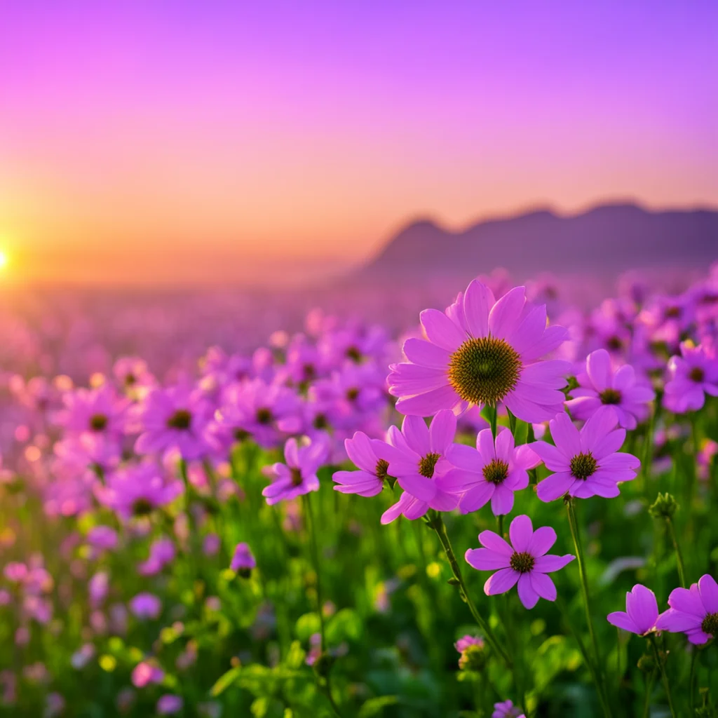 flower blossom at dawn