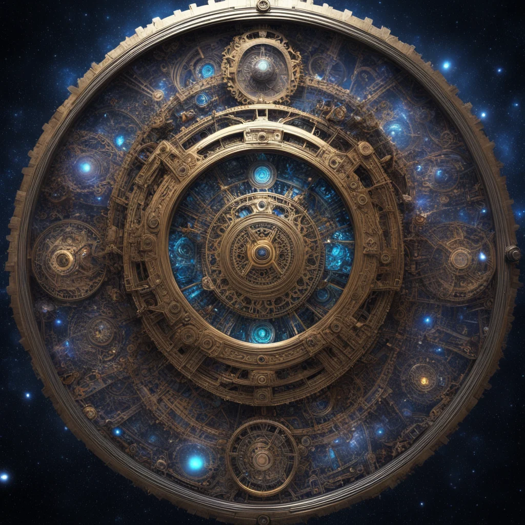 galactic clockwork extremely detailed render cosmic ominous epic extremely detailed lighting