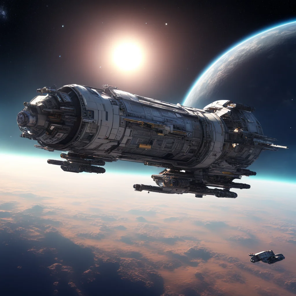 galactic space station epic vast realisitc astroids detailed unreal engine render horizon space 8k ar 169