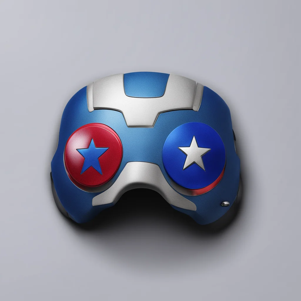 game controller superhero captain america mask industrial design trending on artstation