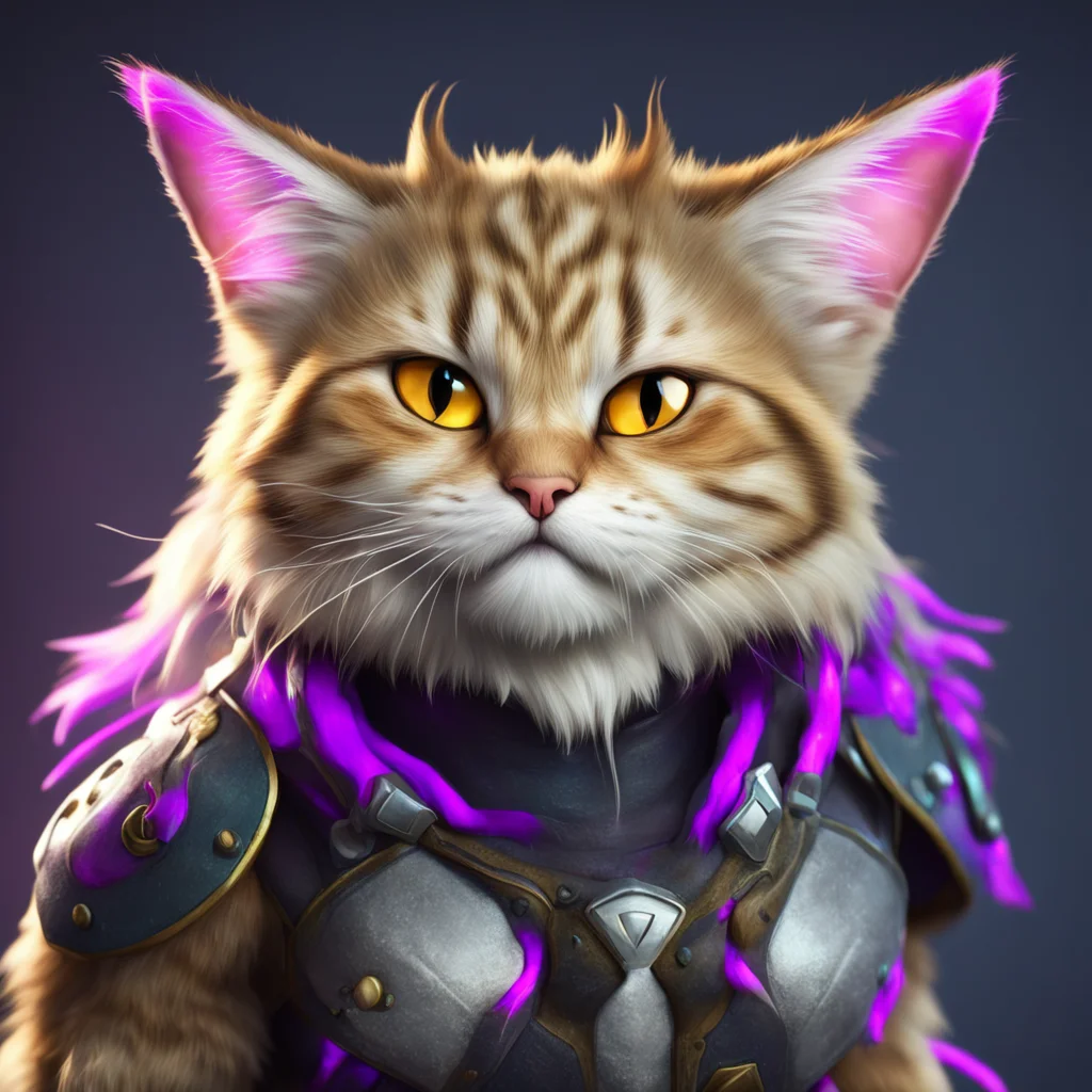 gamer art league of legends yuumi cat characterlighting realistic 4k octane beautifully detailed post processing