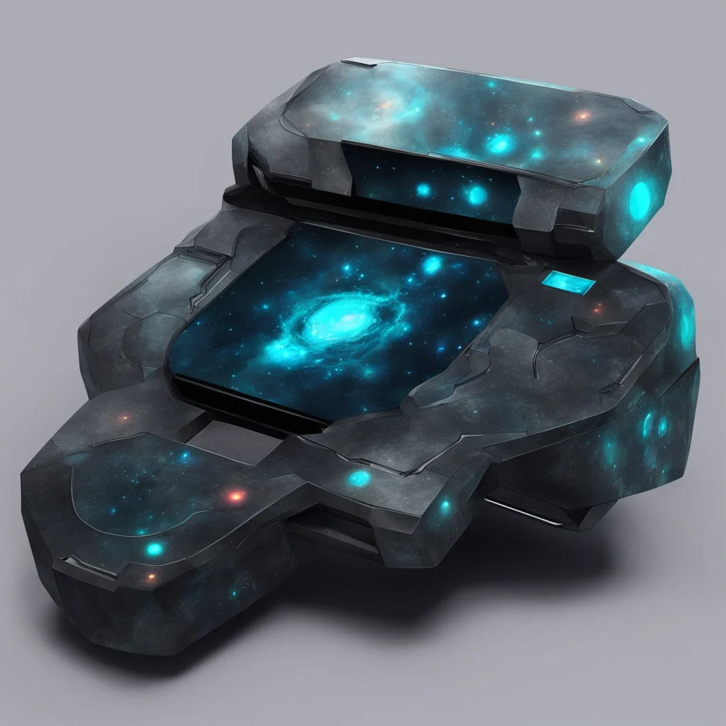 gaming console celestial nebula abyss concept art industrial design