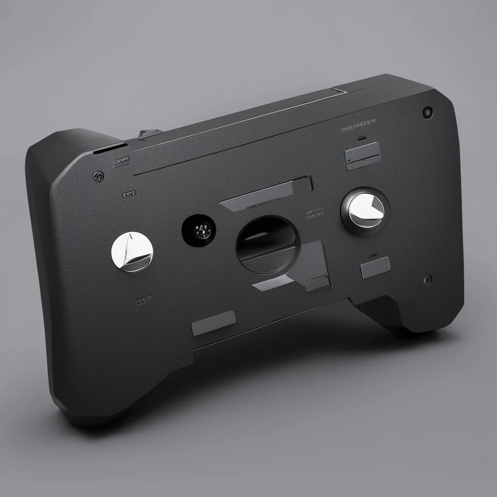 gaming console heavy metal industrial design