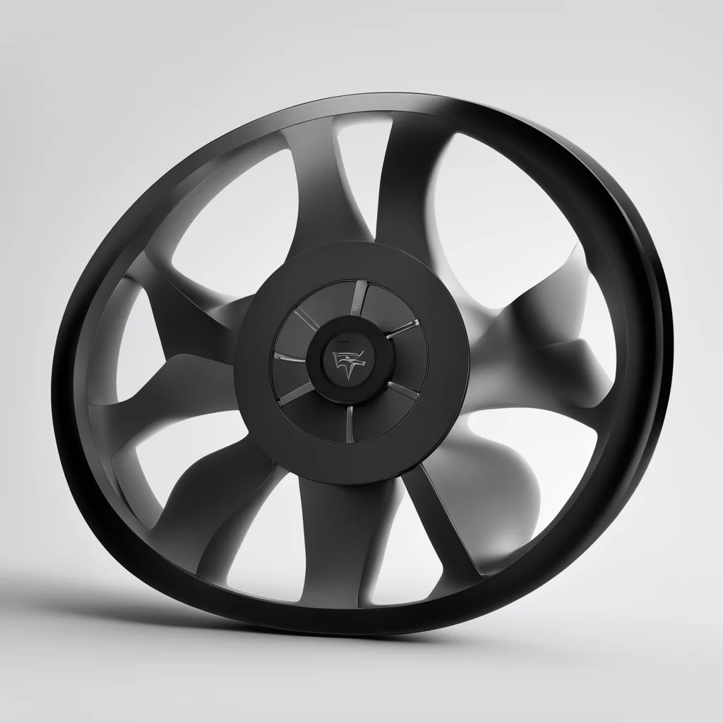 gaming controller wheel designed by Tesla industrial design