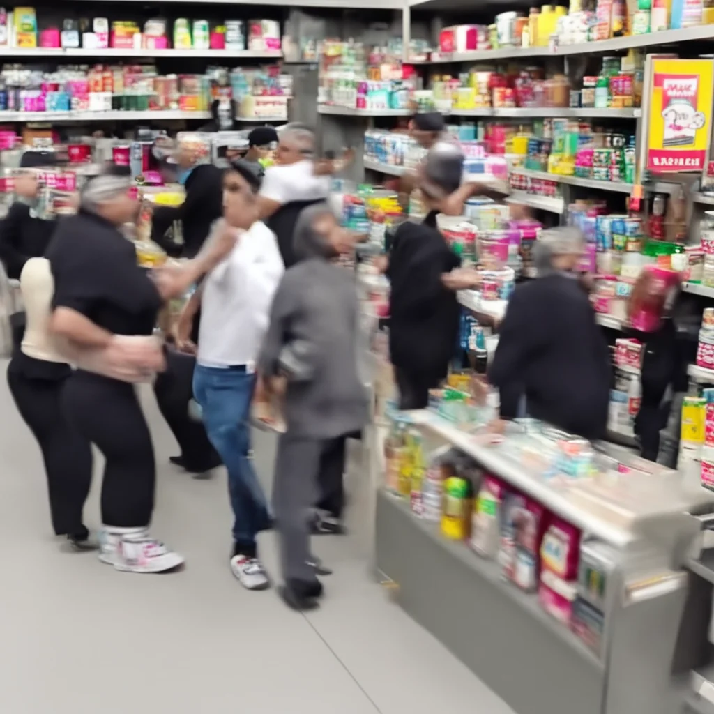 gang of grandmas robbing a liquor store cctv footage