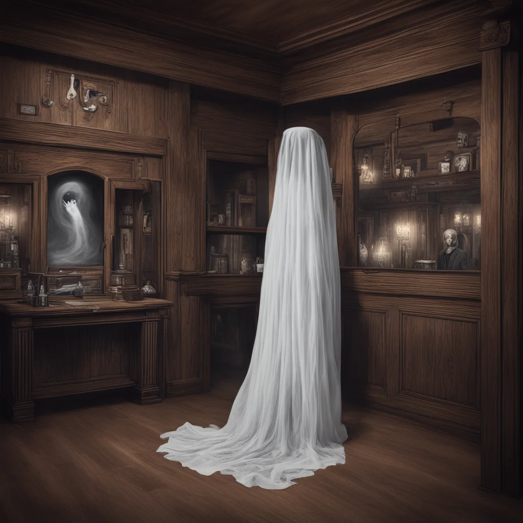 ghost in saloon