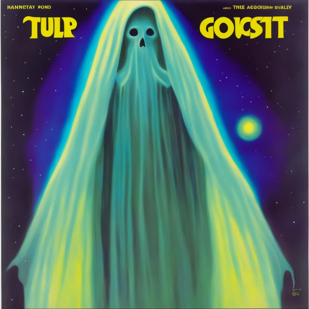 glowing ghost pulp art fantasy magazine circa 1978 ar 1117 uplight