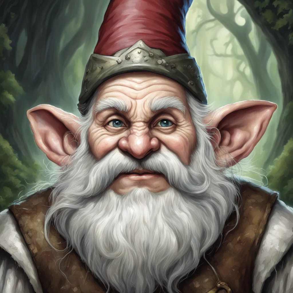 gnome fantasy d&d close up portrait by DiTerlizzi ar 711