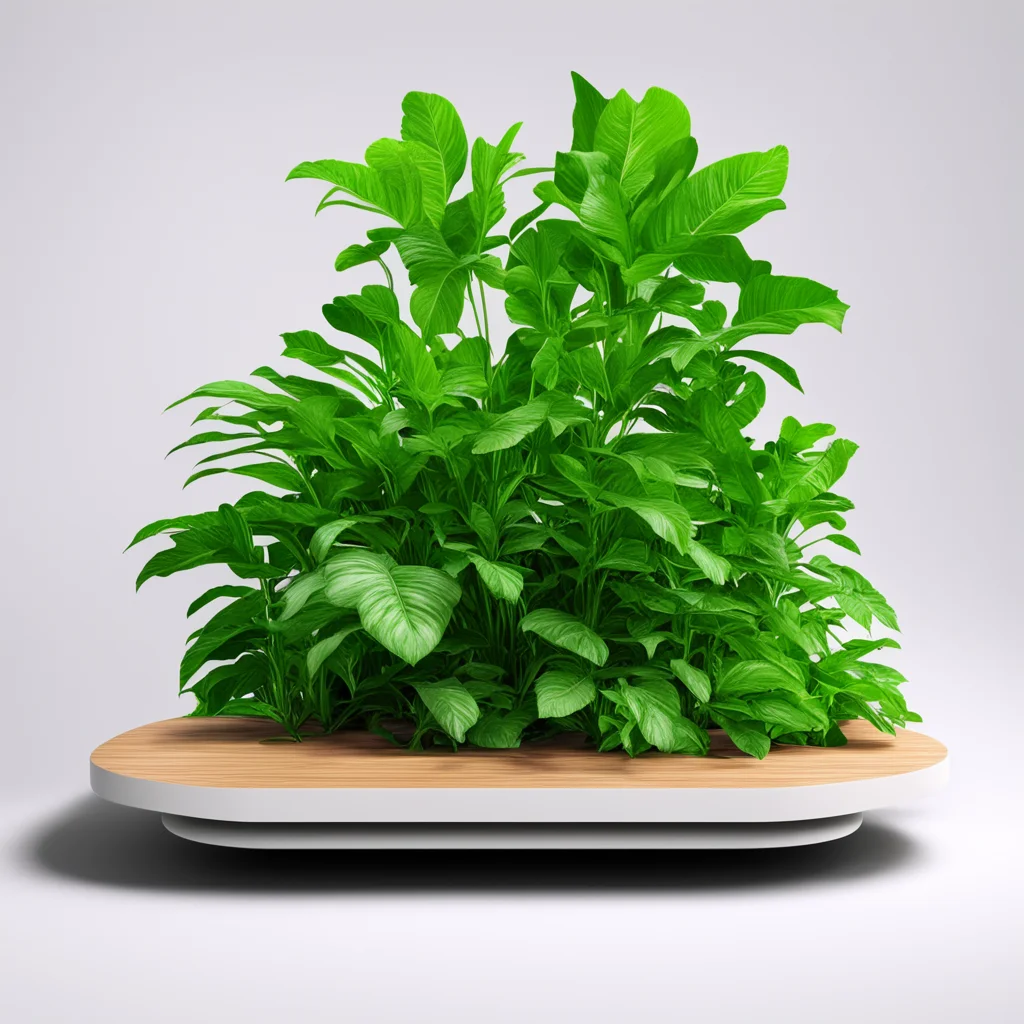 half plant half circut board plants and technology together photorealistic