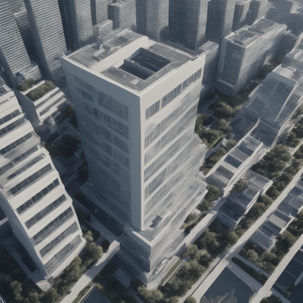 high rise building aerial view cinematic ar 916