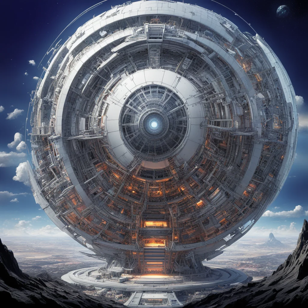 highly detailed intricate stunningly Beautiful gigantic technodrome ominous opening new hypnotic dimensions stunning atm