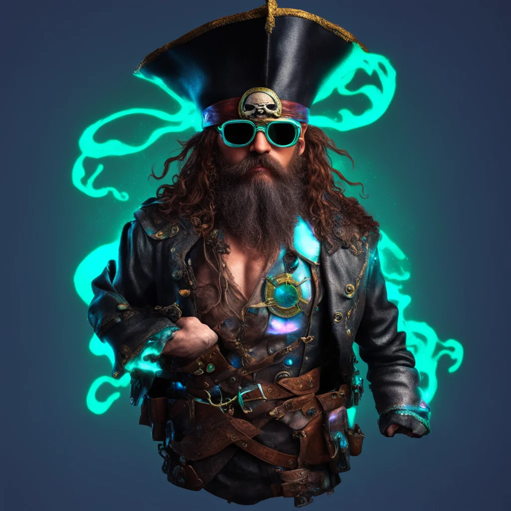 hologram pirate with eyepatch