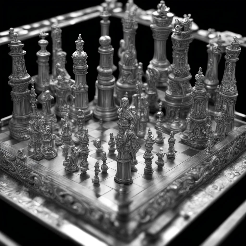 imagine3 dimensional photorealistic detailed lovecraft chess set reflective intricate steam punkMessage cool stuff
