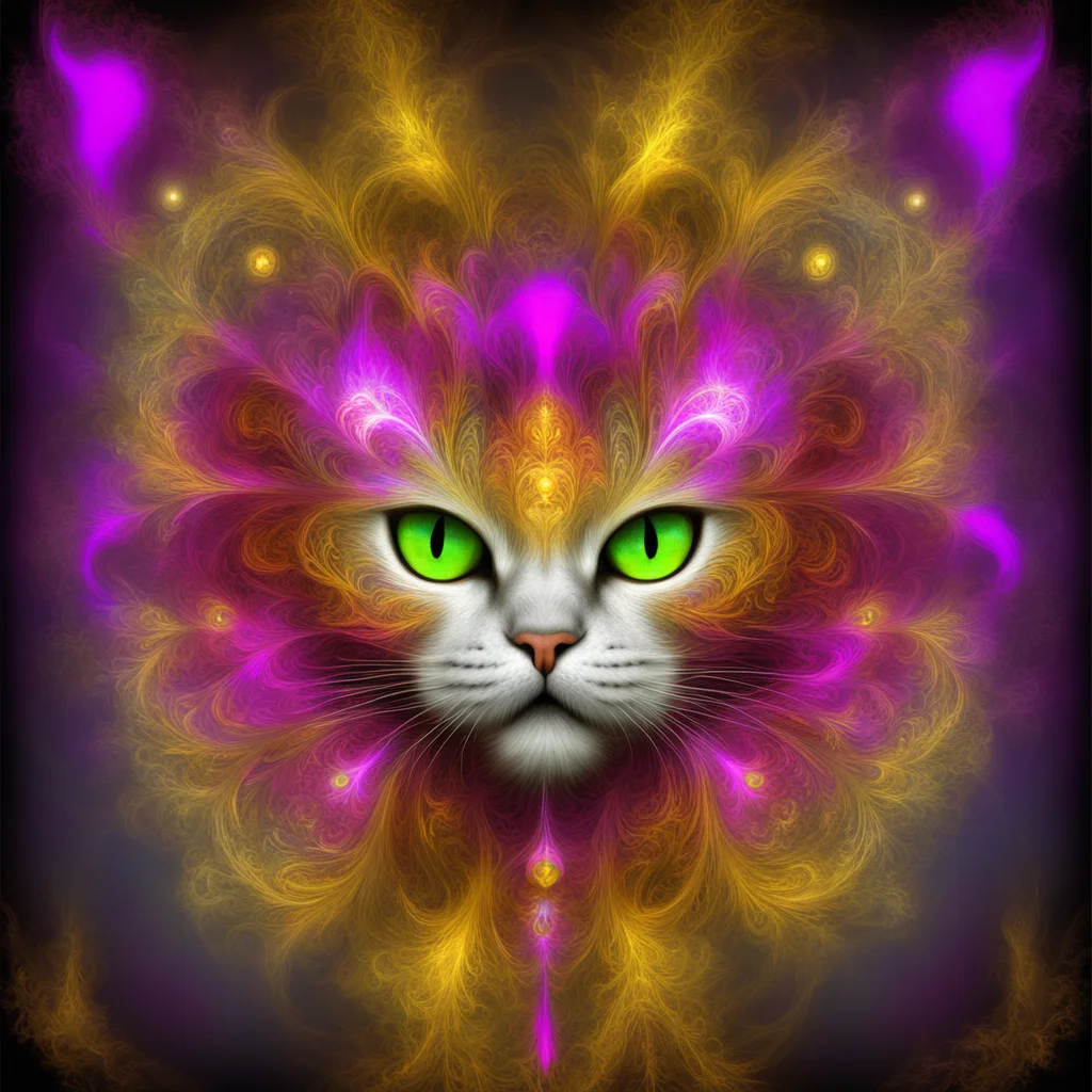 iterated system fractal flame fractal fractal cat sprouting new fractal cats Apophysis AV Anti Aliased very fine ornate 