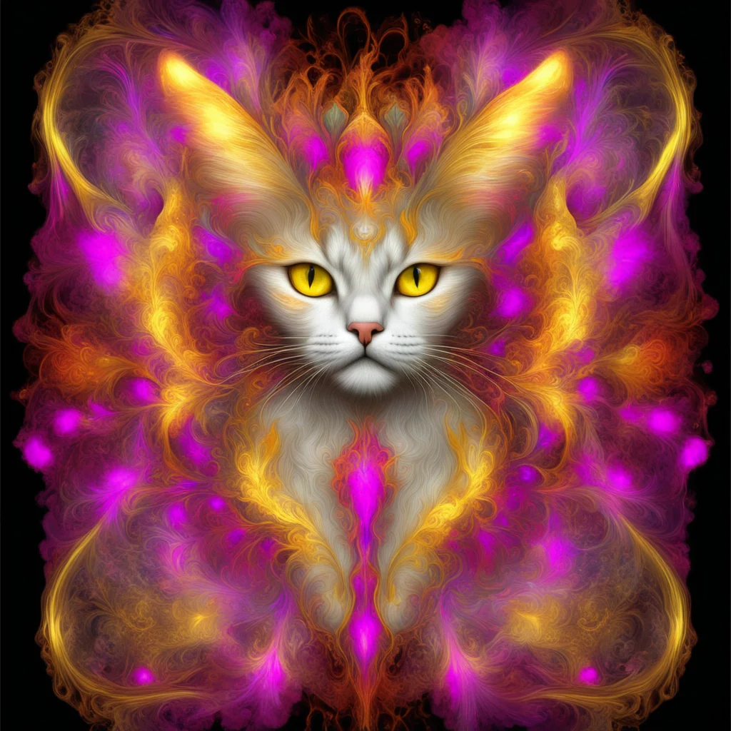 iterated system fractal flame fractal fractal cat sprouting new fractal cats Apophysis AVAnti Aliased very fine ornate f
