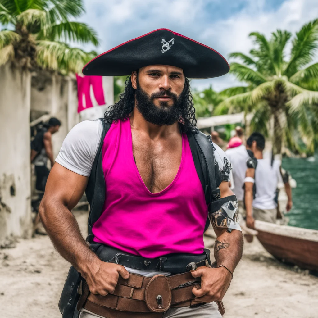 jorge masvidal as a Pirate in Cuba