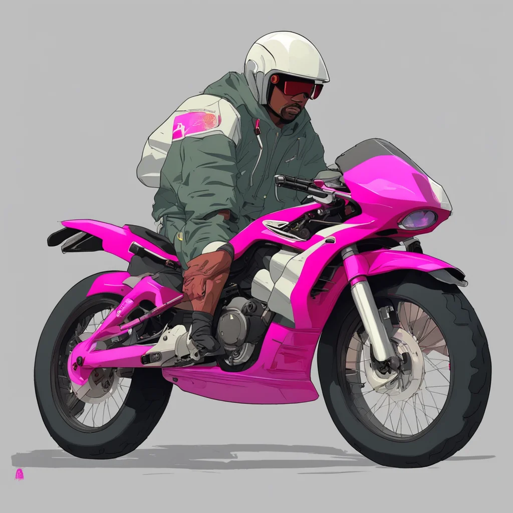 kanye west akira bike in the style of 80s anime animation trending on artstation