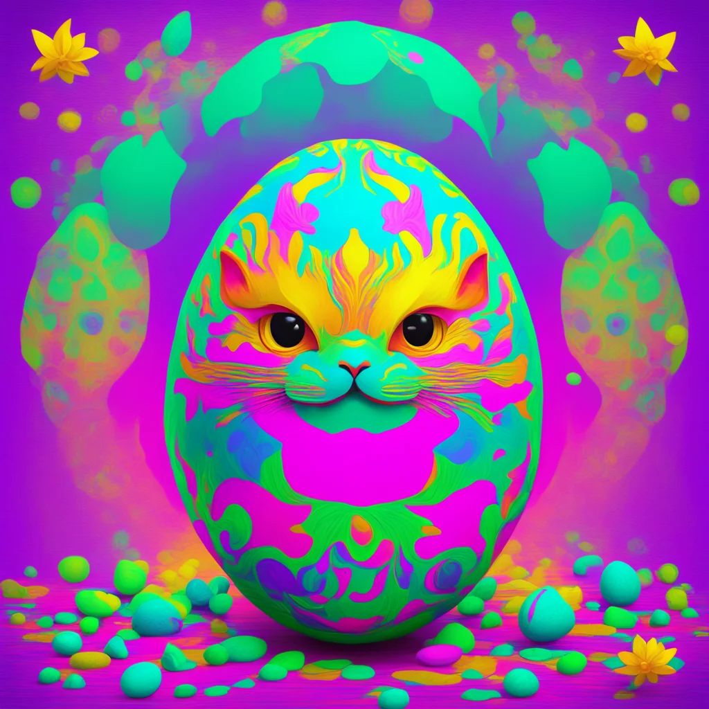 lucky cat dragon egg1 vector art03 digital flat Miyazaki Monet hd 8k03 D&D04 rule of thirds symmetrical palette centered
