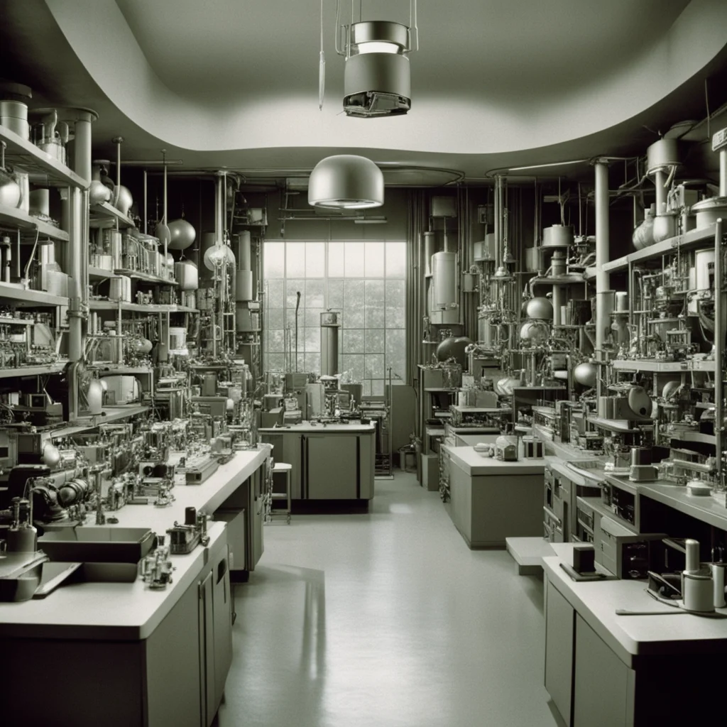 mad scientist laboratory | wide shot of interior room | laboratory interior design | 1964 1965 1966 1967 1968 1970 1969 