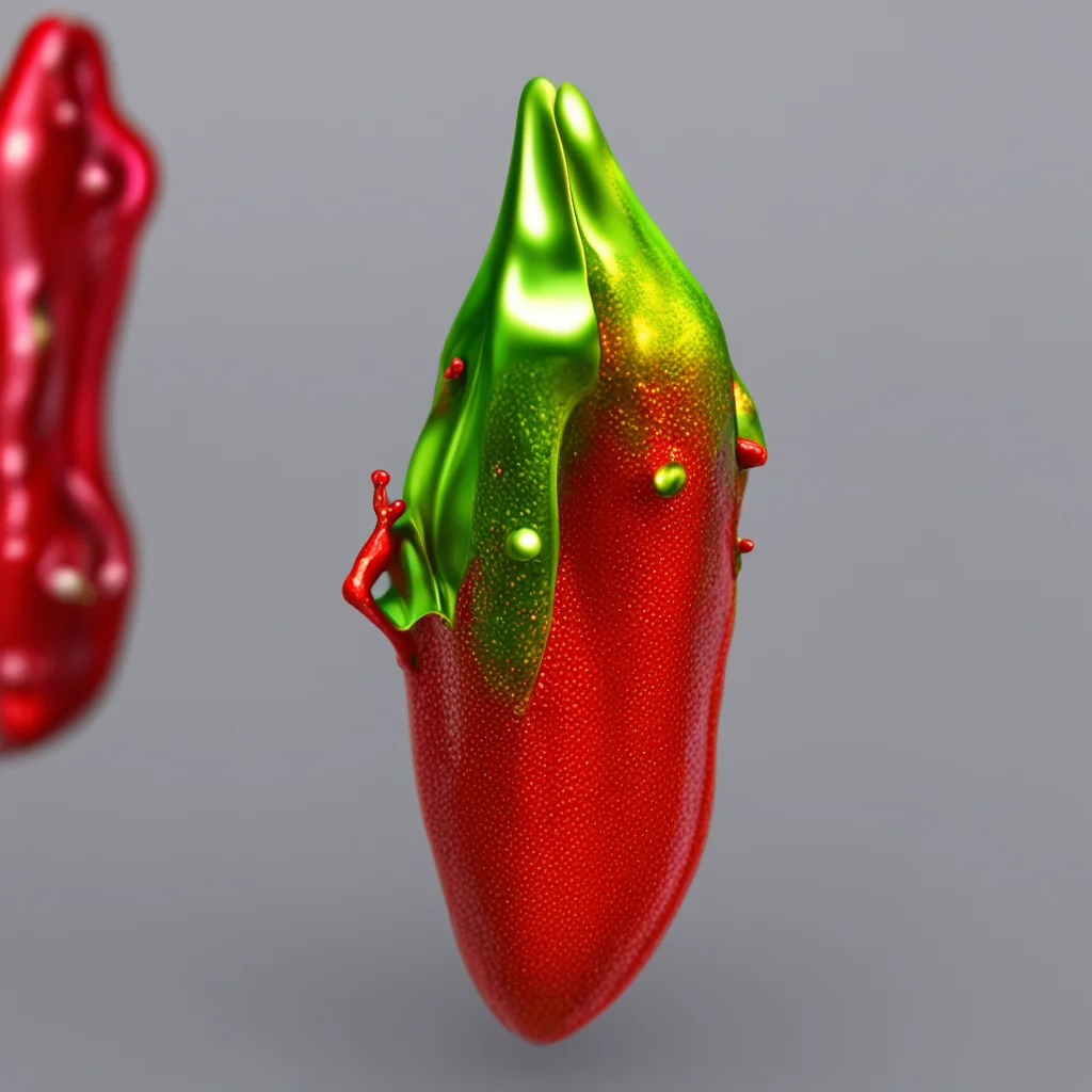 metallic sliced hot pepper8K Resolutionhyper detailepinterestthree dimensionalmayasense of technologyacid designcoloeful
