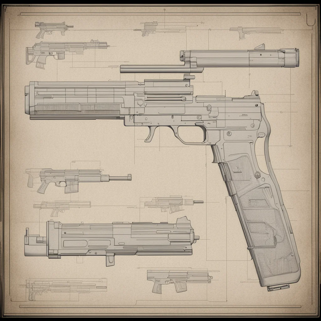 military weapon blueprint ar 169
