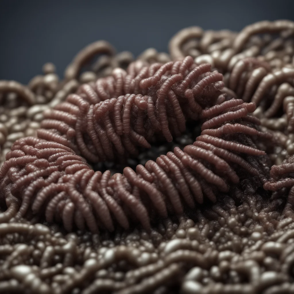 millipede made out of teeth and sludge photorealism gross horror extreme detail 4k