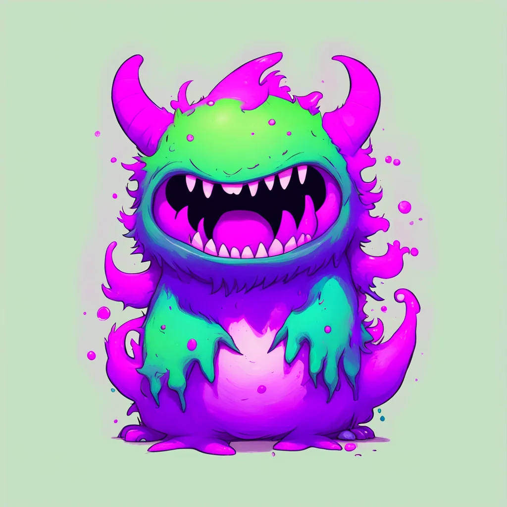monster cute color illust ink nft