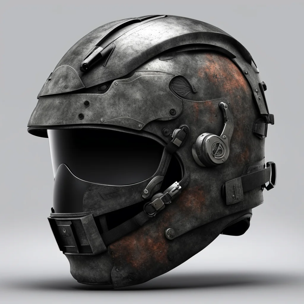 motorcycle helmet cyberpunk post apocalyptic photorealistic