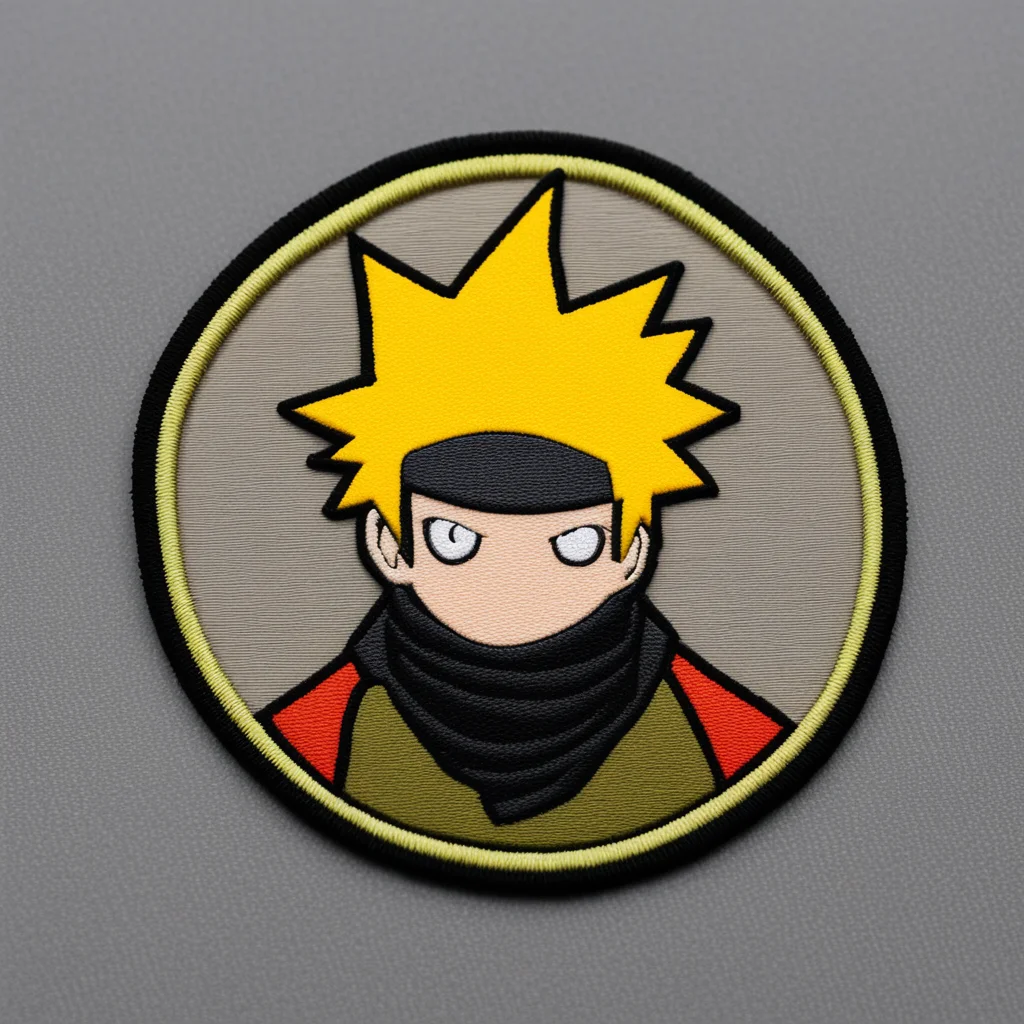 naruto embroidered patch