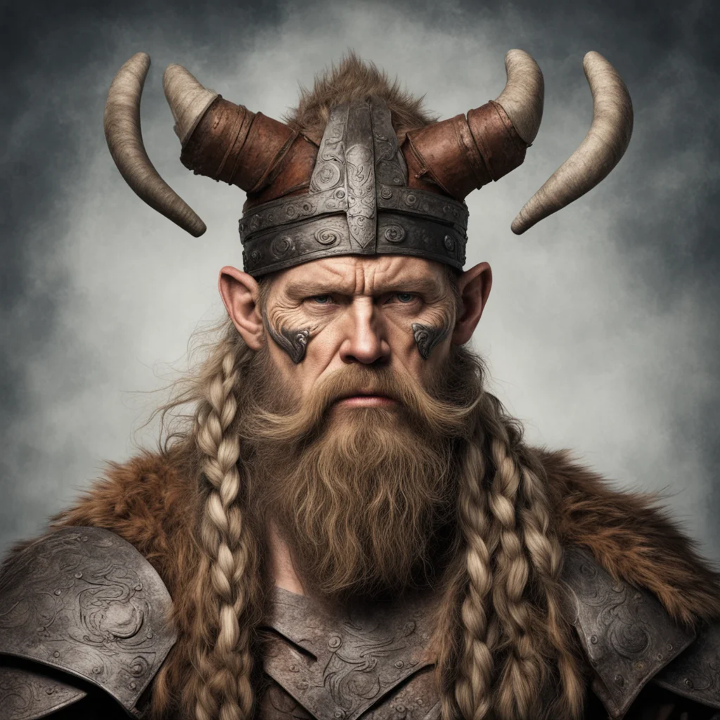 norsemen warrior viking in the style of arcimboldo