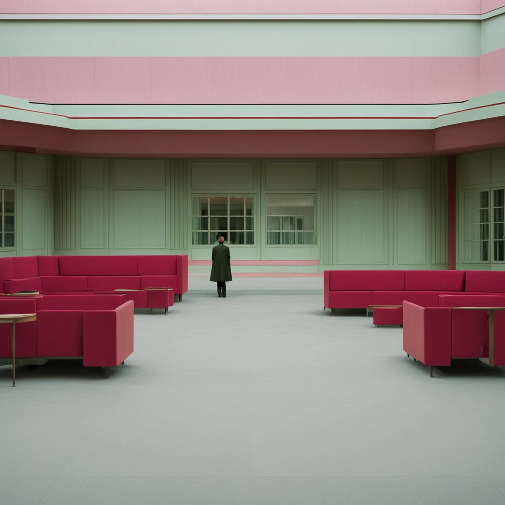 north korean architecture interior and exterior uniform photography cinematography by wes anderson