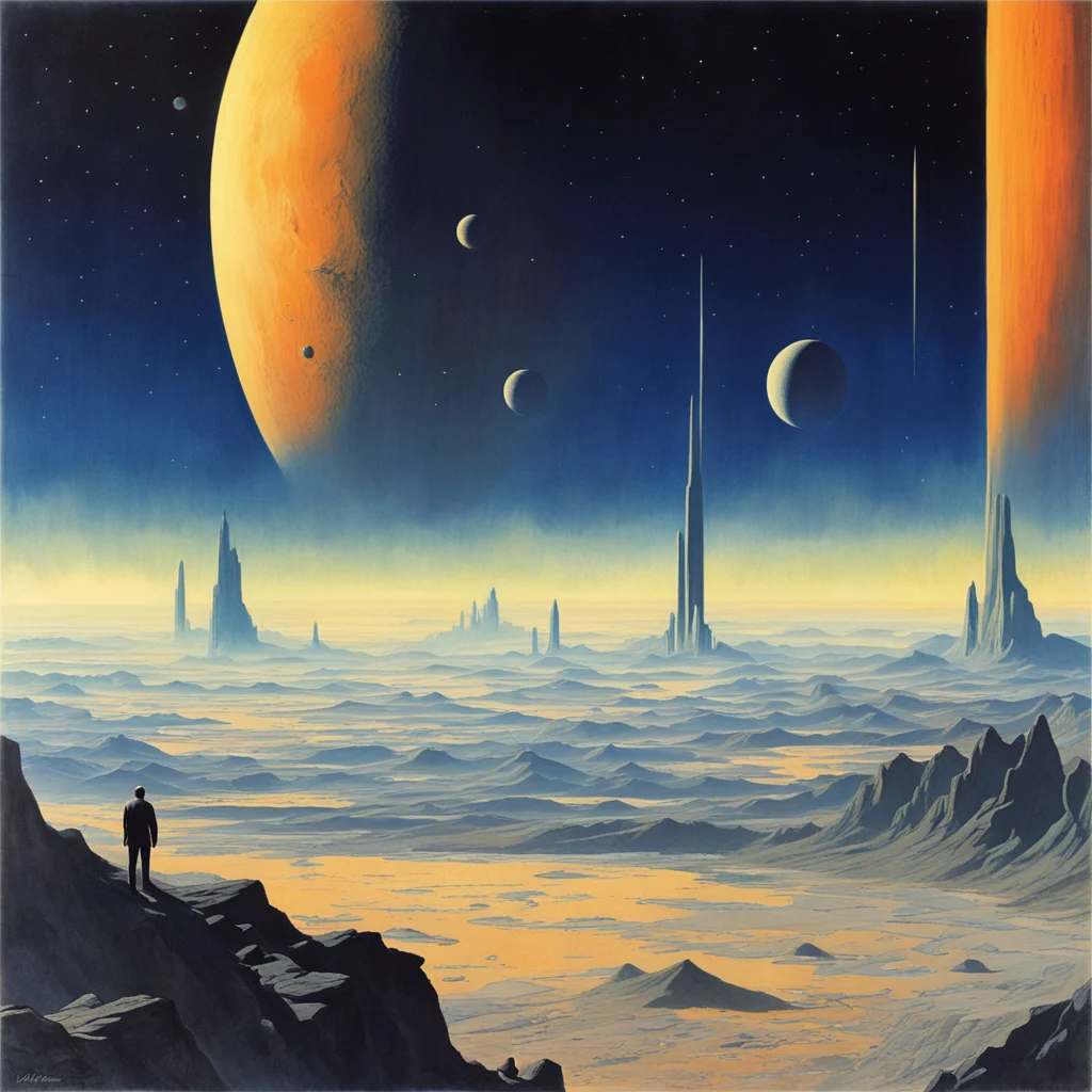 not all those who wander are lost von Braun illustration by Chesley Bonestell —ar 12