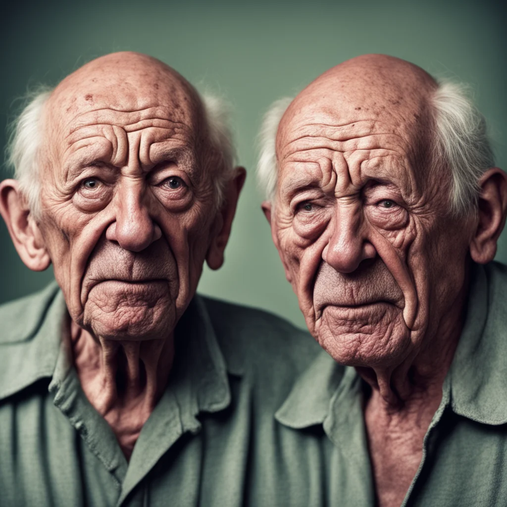old men with two faces and awful noses grotty tumours crying hyper realism old photo h 2000 w 1000 test