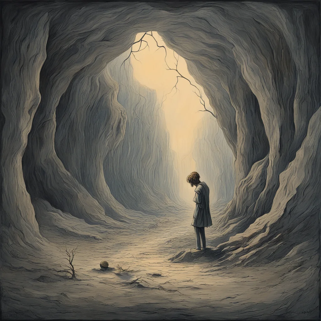 painting a lonely figure in a cave What are the roots that clutch what branches grow Out of this stony rubbish Son of ma