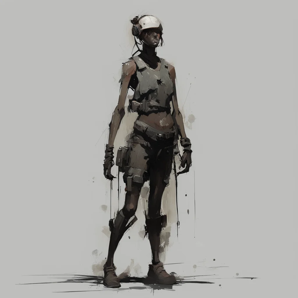 painting of a full body character concept art artstation by Ashley Wood ar 23 stop 80 uplight