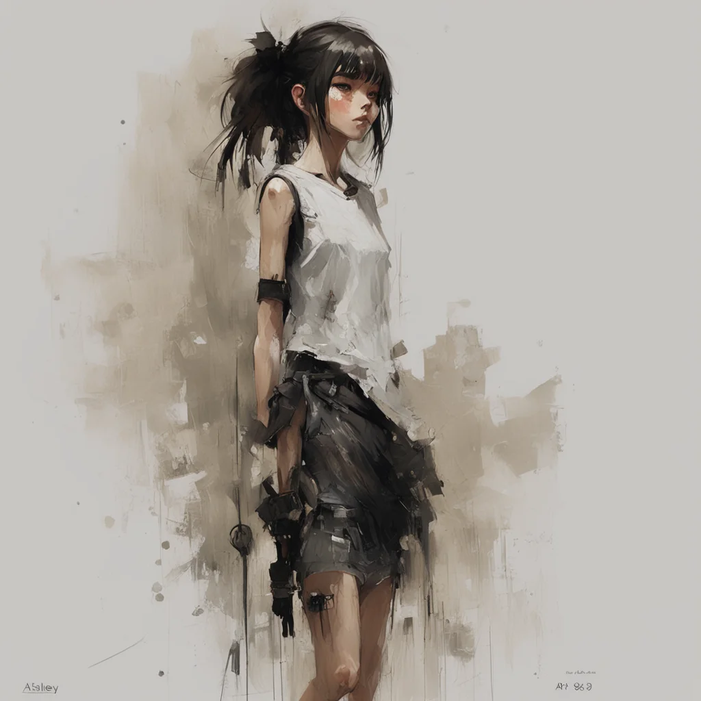 painting of a girl by ashley wood full body detailed artstation ar 23 stop 80
