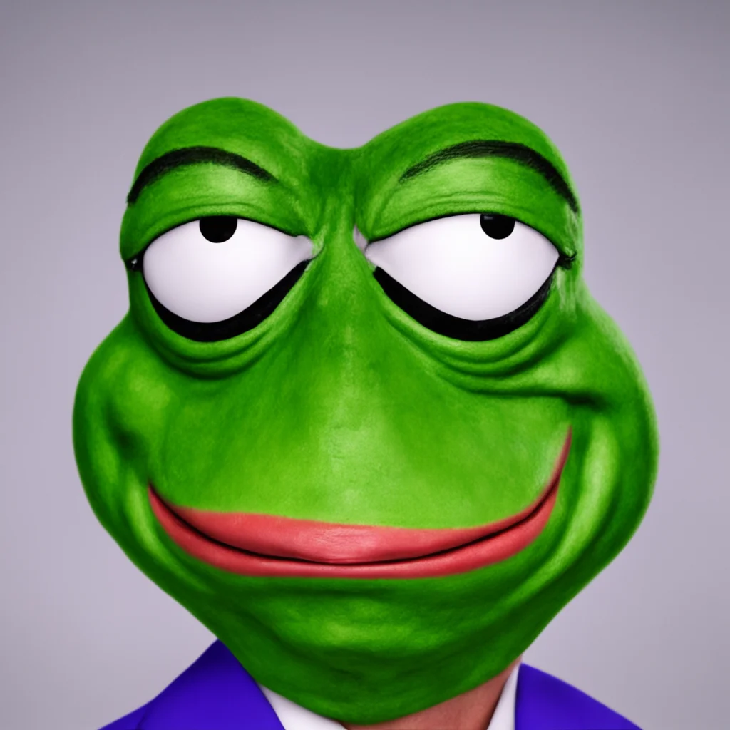 pepe the frog handpainted on alex jones face1  with zionism