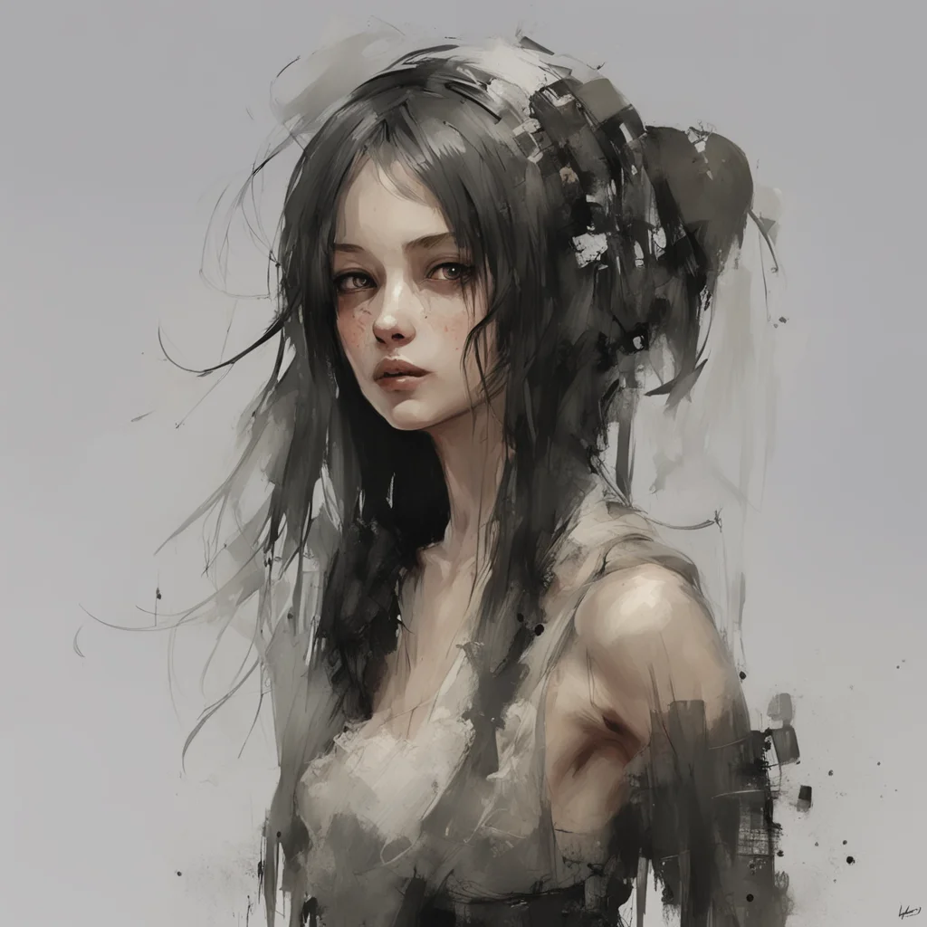 photo of a beautiful girl by ashley wood artstation ar 23 stop 80