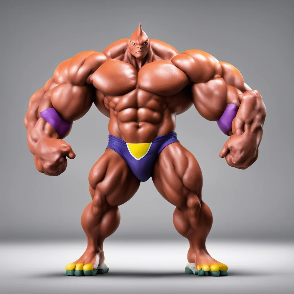 photo of a body building Pokémon  extreme muscles —ar 45
