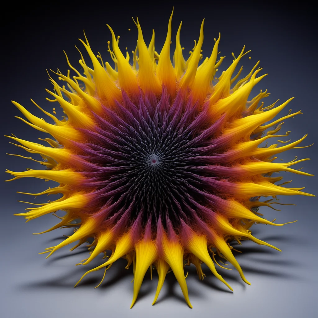 photo of a spin art galaxy ultrasonically intricate magnetic ferrofluid fractal dactyl sea urchin by Annie Leibovitz12