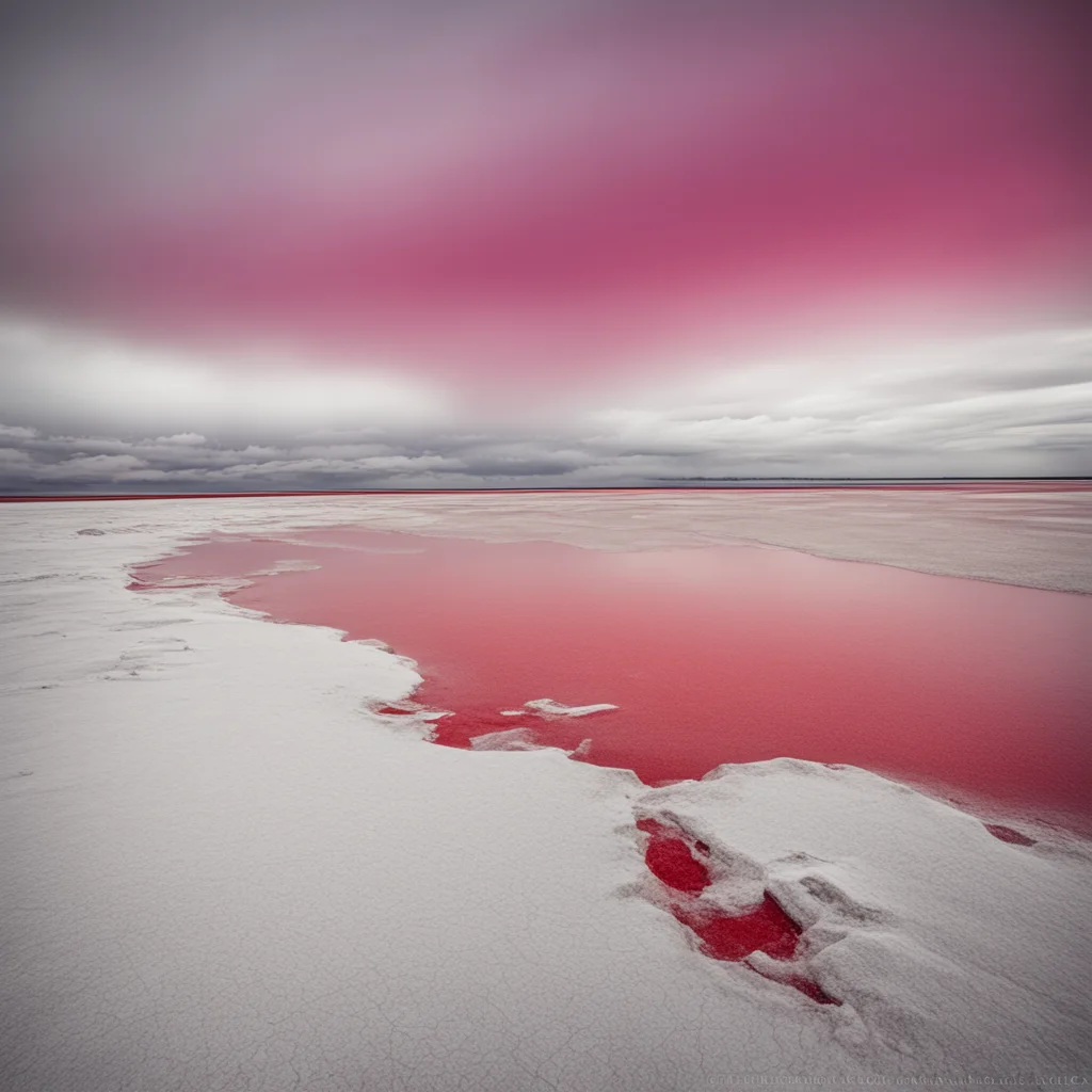 photo of white and red Uyuni Salar desaturated sky long exposure large view flickr 500pxcom ar 45