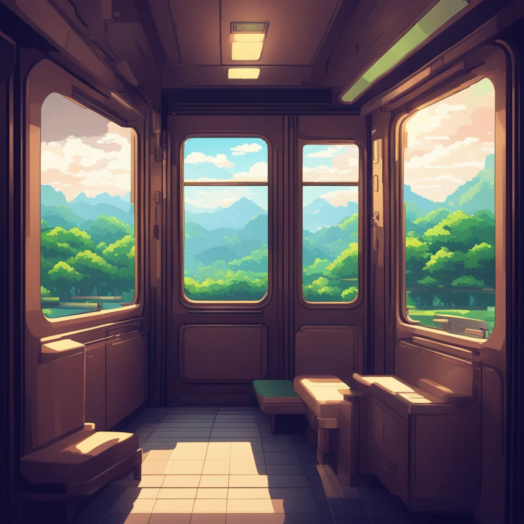 pixel art environment of the inside of a japanese traincar with sunbeams gleaming in the windows #pixelart ar 43