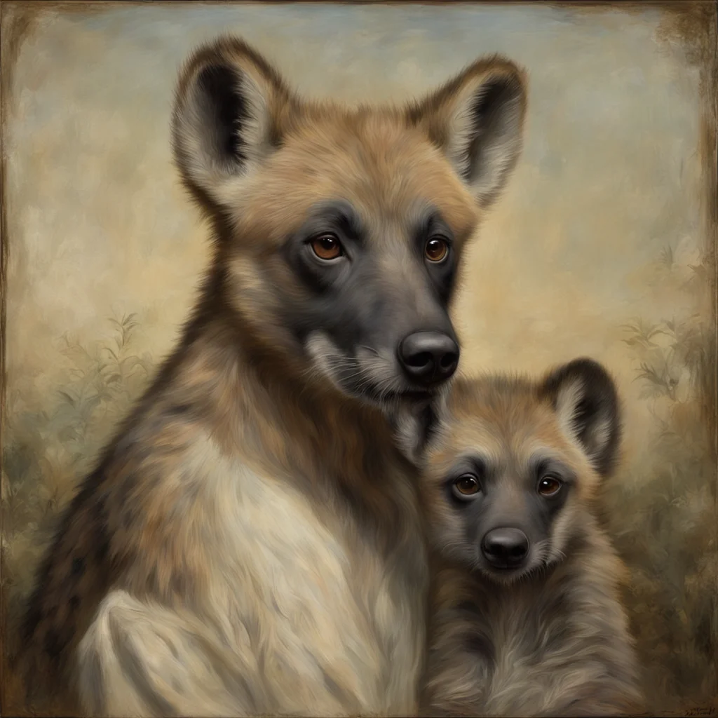portrait of a humen and hyena blend chordae tendinae the island of dr moreau William Adolphe Bouguereau painting ar 916