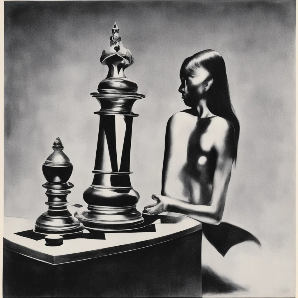prismatic chess pawn epic pulp art fantasy magazine circa 1968 ar 1117