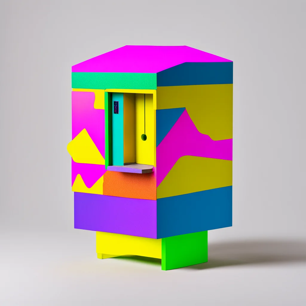 product shot Yinka Ilori designed birdhouse industrial design pops of color and patterns