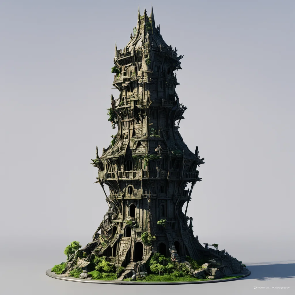 punk wizard tower designed by Apple aspect 15